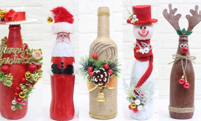 Πώς-θα-φτιάξετε-χριστουγεννιάτικα-διακοσμητικά-μπουκάλια-(vid)