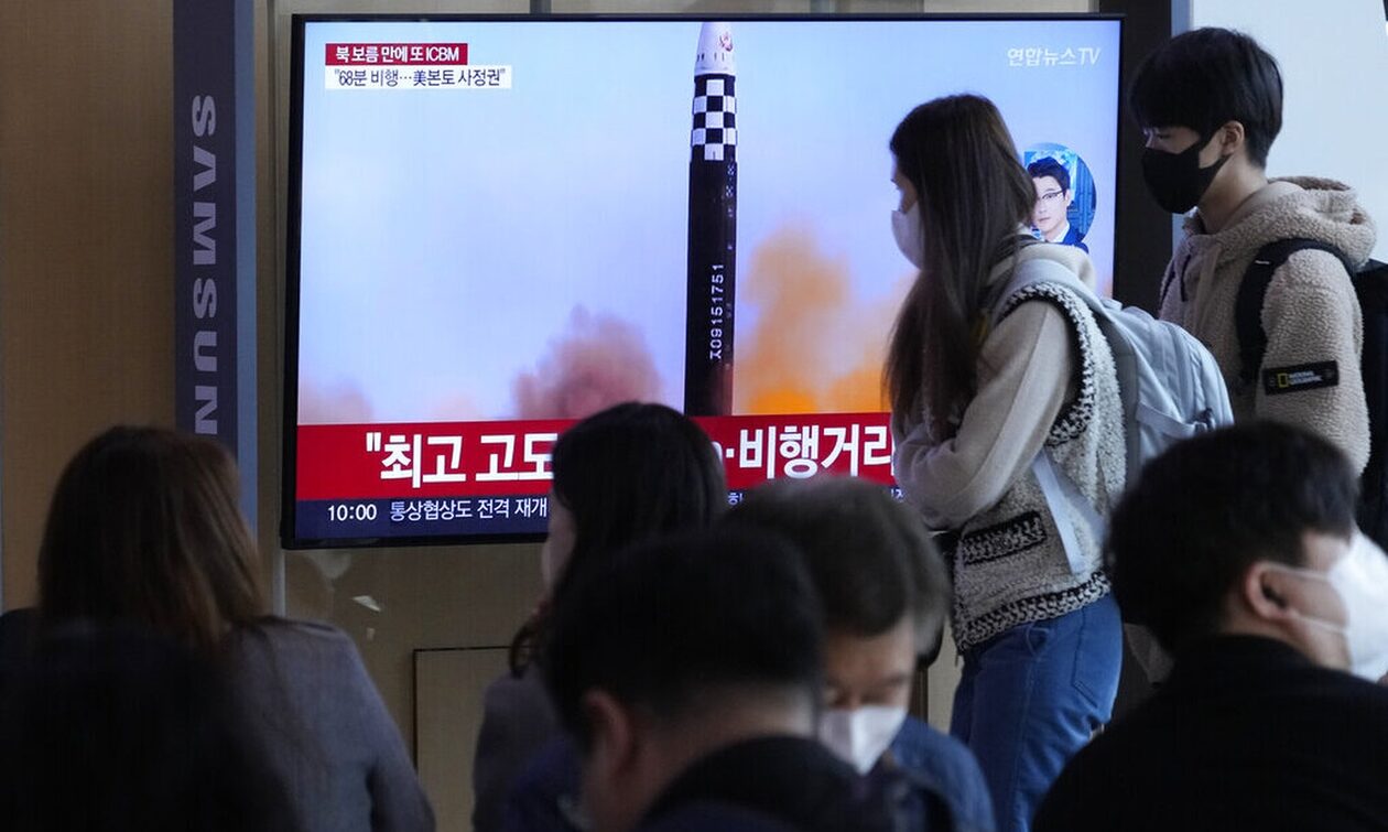Η-Βόρεια-Κορέα-εκτόξευσε-βαλλιστικούς-πυραύλους-άγνωστου-τύπου
