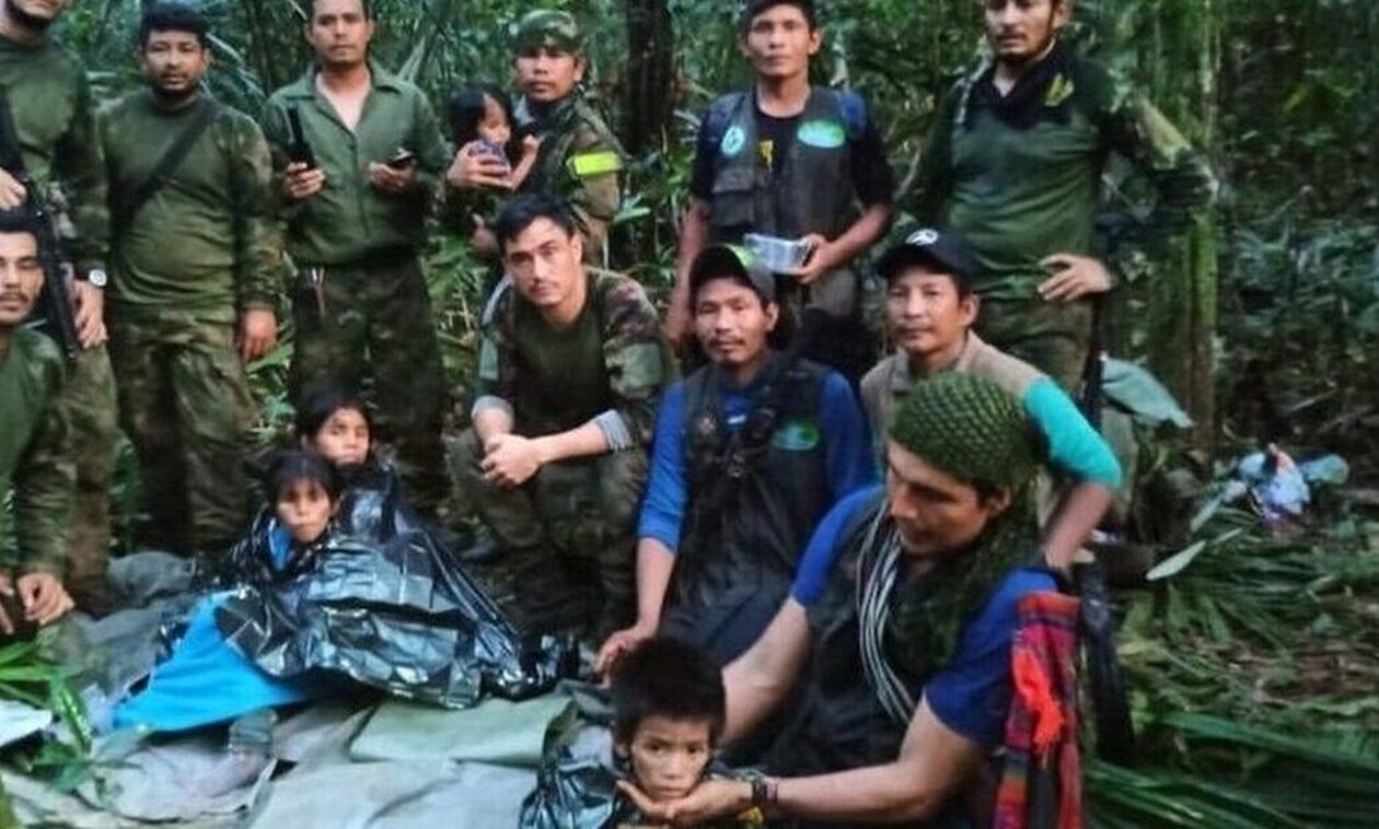 Εξιτήριο-πήραν-τα-4-παιδιά-που-επιβίωσαν-μόνα-για-40-μέρες-στον-Αμαζόνιο:-«Χαίρουν-άκρας-υγείας»