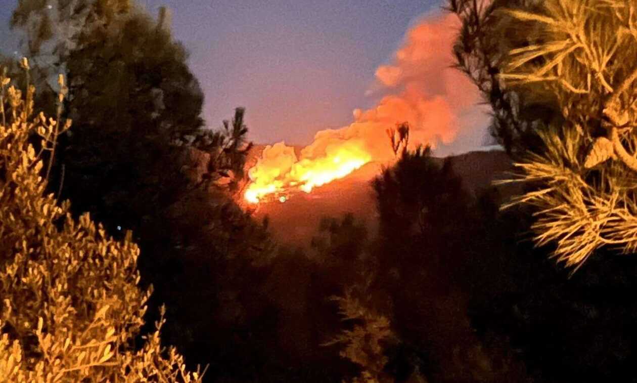 Φωτιά-στη-Χίο:-Ενισχύθηκαν-οι-δυνάμεις-–-Μάχη-με-τις-φλόγες-δίνουν-οι-πυροσβεστικές-δυνάμεις