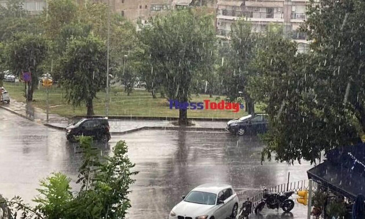 Καιρός:-Έβρεξε-στη-Θεσσαλονίκη