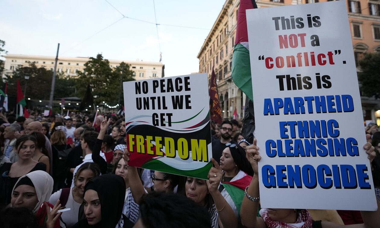 Εκατοντάδες-φοιτητές-και-μαθητές-διαδήλωσαν-στη-Ρώμη-για-την-Παλαιστίνη