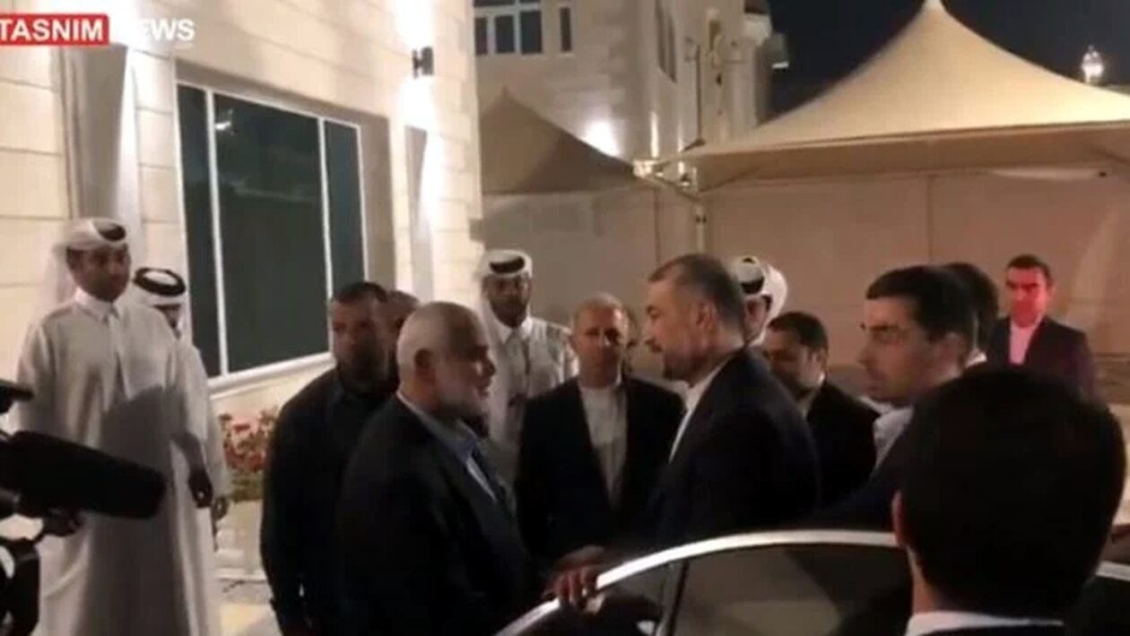 Κατάρ:-Ο-υπουργός-Εξωτερικών-του-Ιράν-συναντήθηκε-με-τον-ηγέτη-της-Χαμάς-στην-Ντόχα