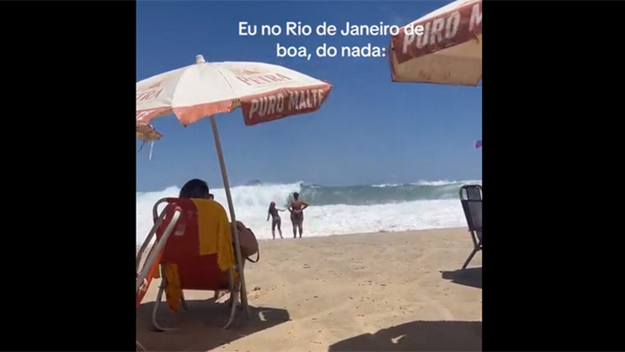 Ρίο-ντε-Τζανέιρο:-Γιγάντιο-κύμα-τριών-μέτρων-παρέσυρε-τους-λουόμενους-–-Πανικός-στην-παραλία