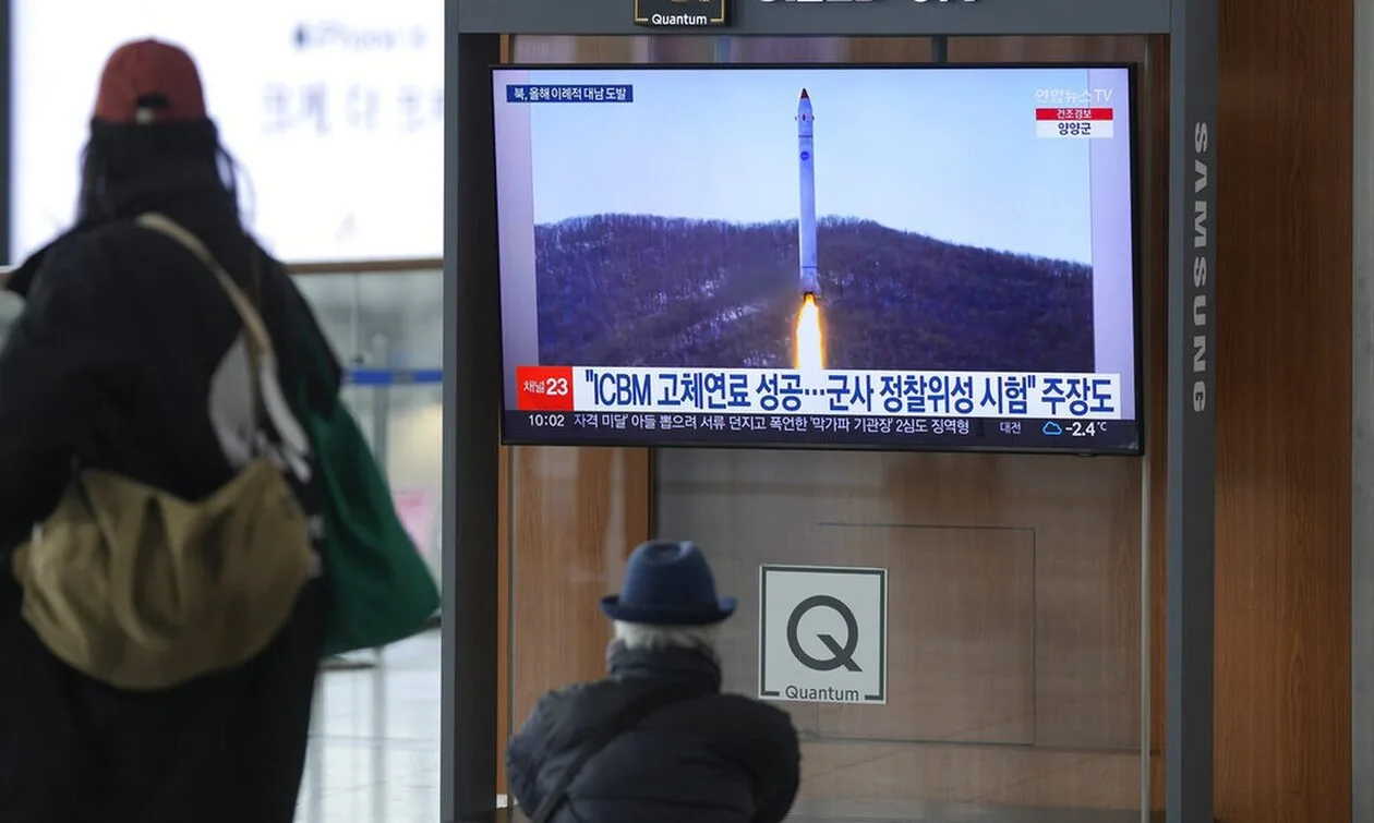 Η-Βόρεια-Κορέα-εκτόξευσε-βαλλιστικό-πύραυλο-άγνωστου-τύπου