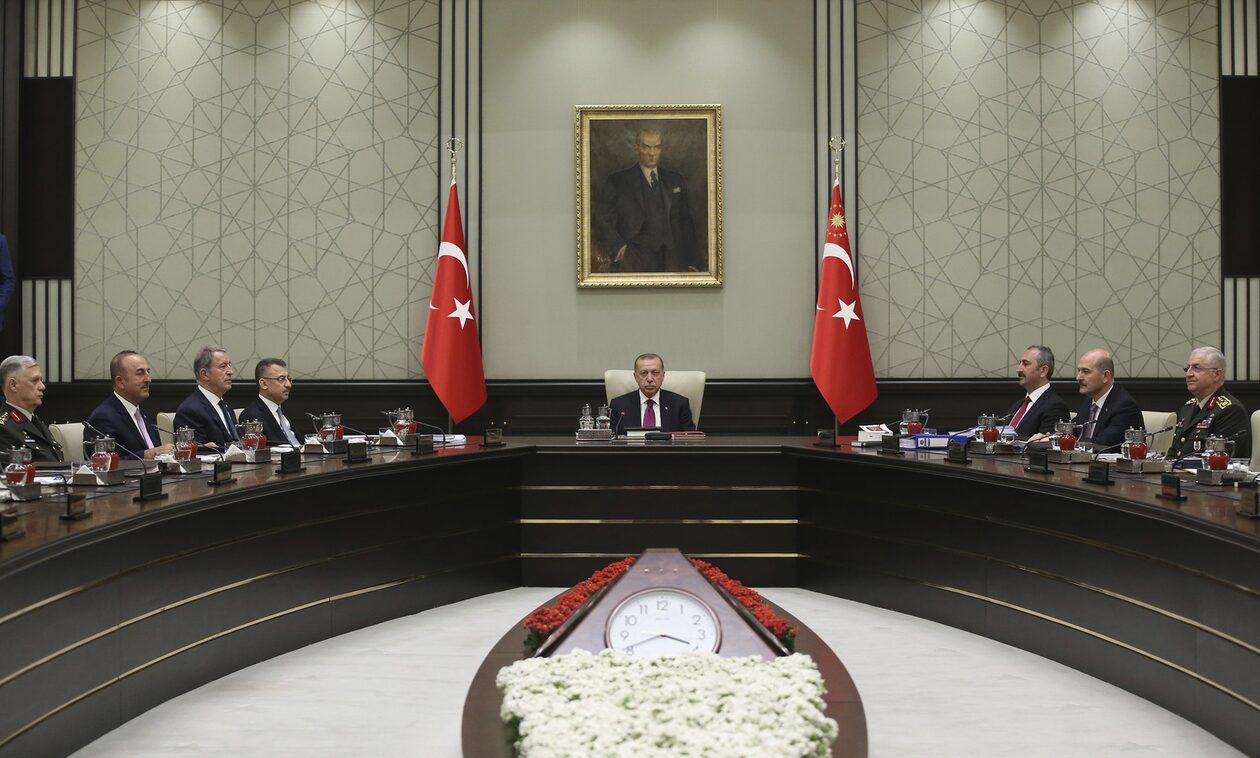 Τουρκία:-Συνεδρίασε-το-Συμβούλιο-Εθνικής-Ασφαλείας-–-Καμία-αναφορά-στα-Ελληντουρκικά