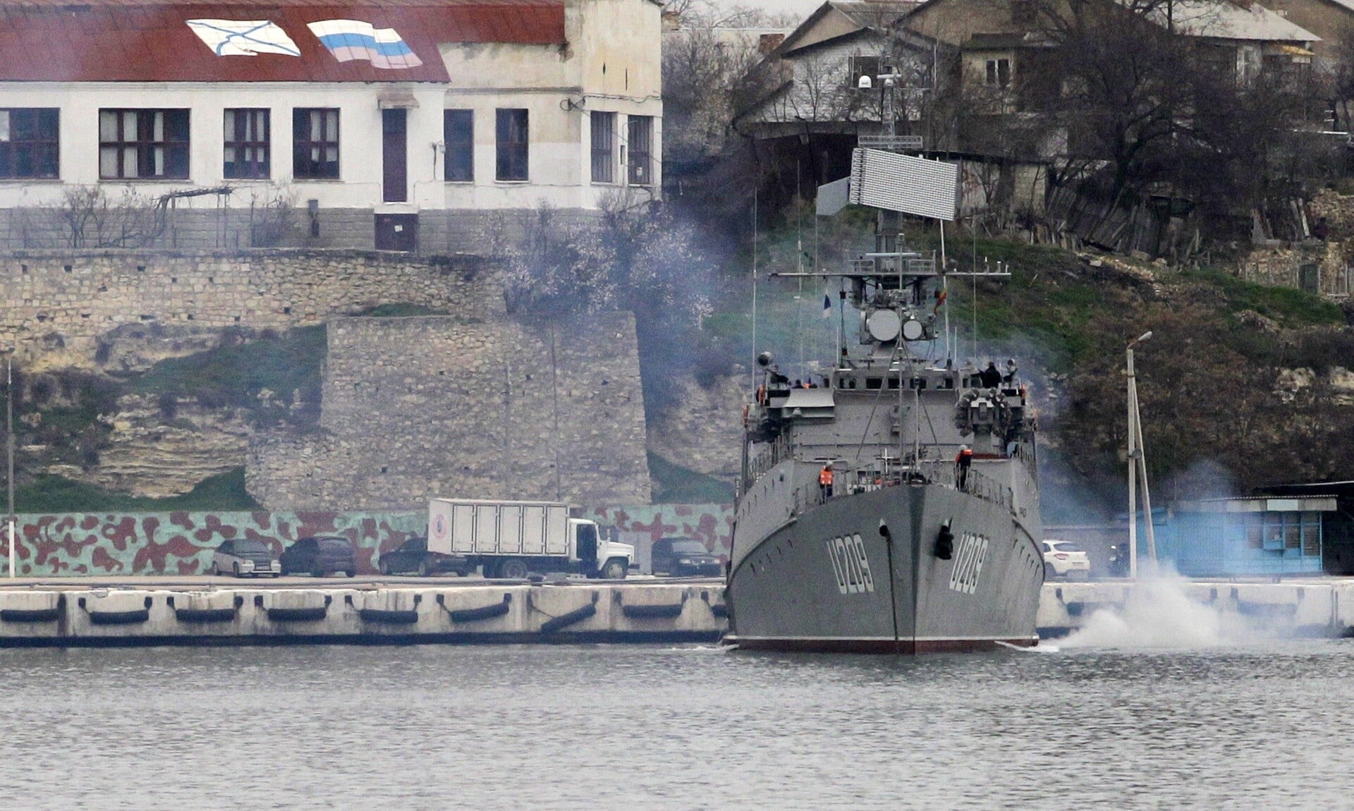 Ουκρανία:-Ισχυρισμοί-ότι-έπληξε-δύο-ρωσικά-πλοία-ανοιχτά-της-Κριμαίας