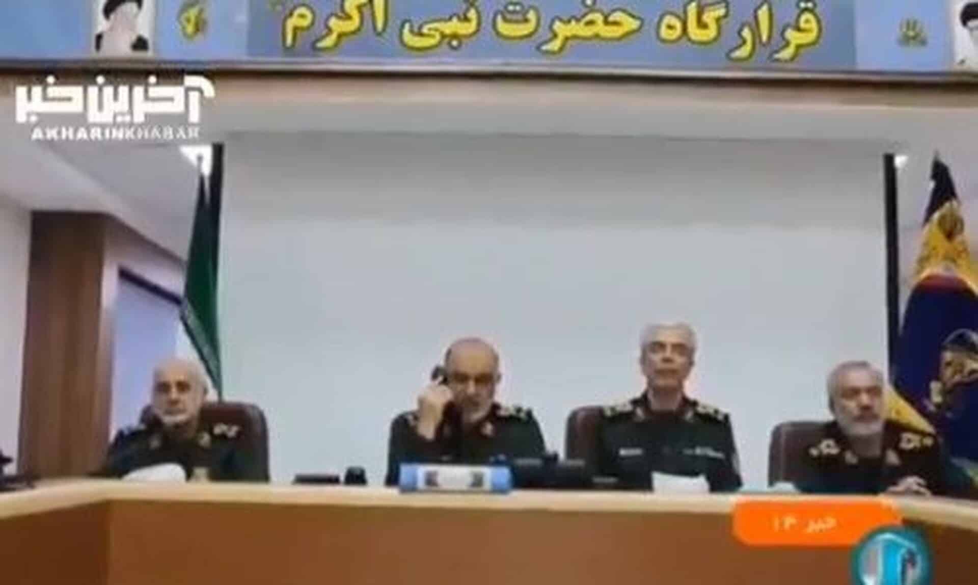 Βίντεο-από-καταφύγιο-στην-Τεχεράνη:-Ο-στρατηγός-Σαλαμί-διατάζει-επίθεση-στο-Ισραήλ