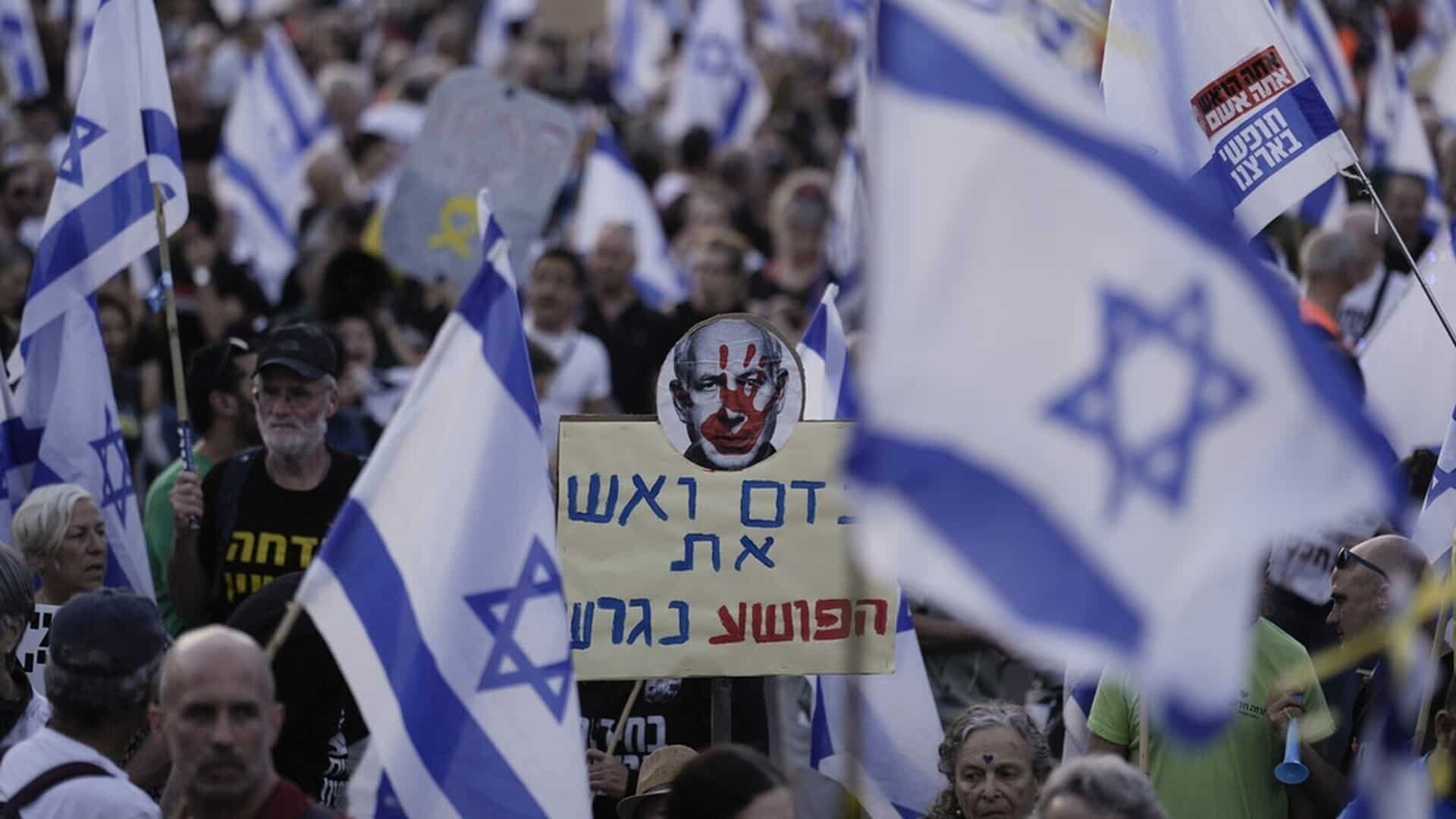 Ισραήλ:-Ογκώδεις-διαδηλώσεις-στους-δρόμους-των-πόλεων-–-Ζητούν-την-απελευθέρωση-των-ομήρων