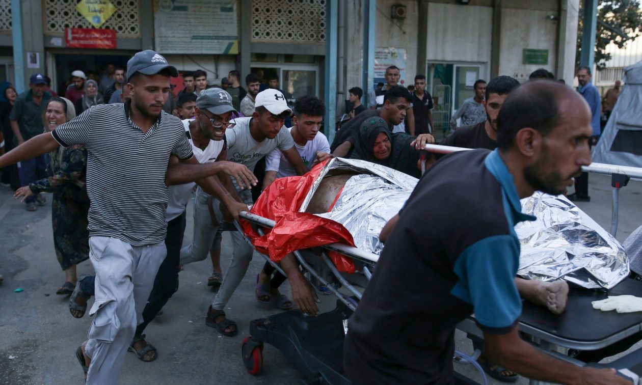 Γάζα:-Μάχες-και-βομβαρδισμοί-–-Δεκάδες-χιλιάδες-Παλαιστίνιοι-εκτοπίζονται-ξανά