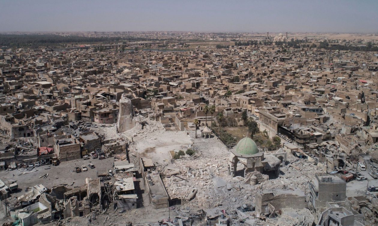 Ιράκ:-Εντοπίστηκαν-έξι-αυτοσχέδιες-βόμβες-στο-ιστορικό-τζαμί-Αλ-Νουρί-της-Μοσούλης