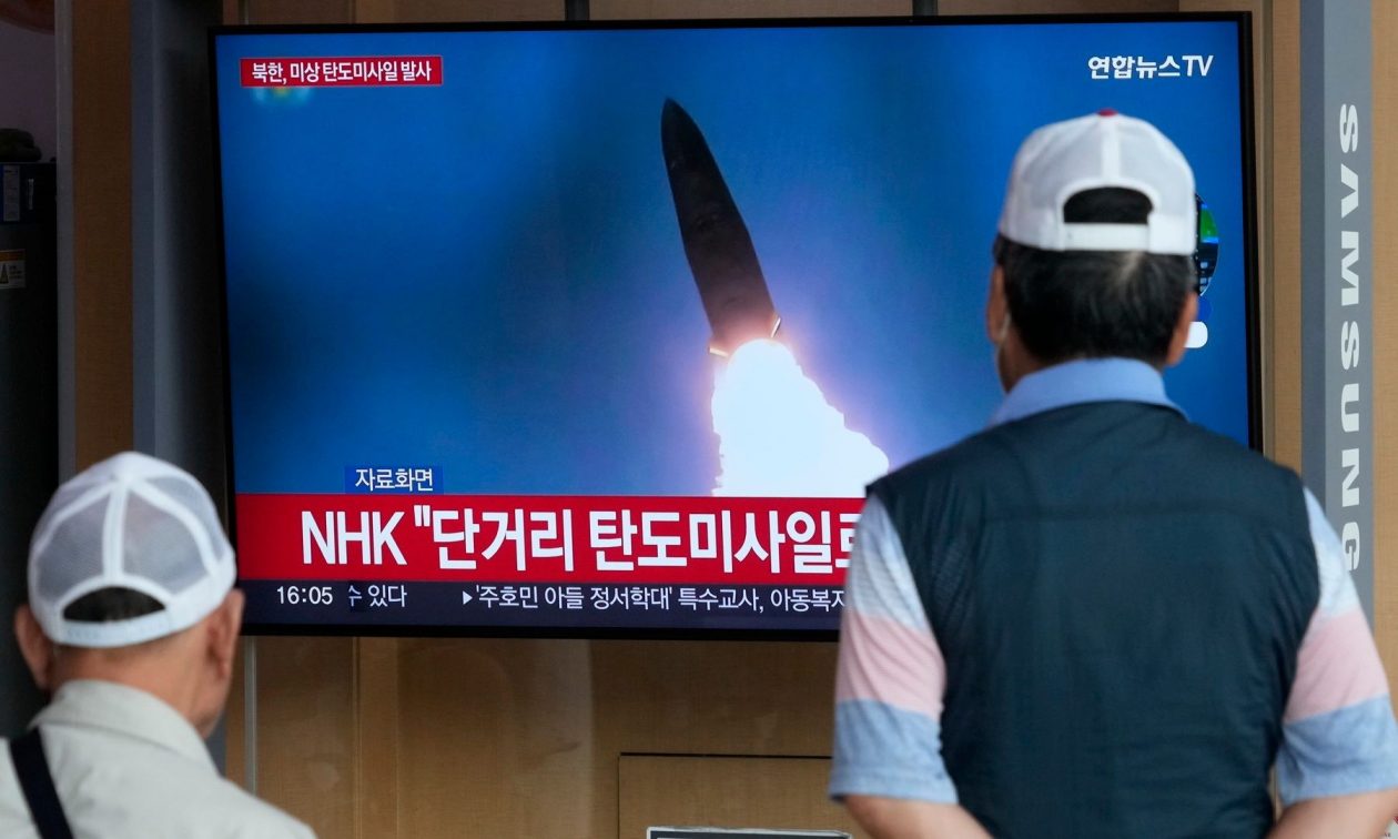 Η-Βόρεια-Κορέα-εκτόξευσε-αγνώστου-τύπου-βαλλιστικό-πύραυλο