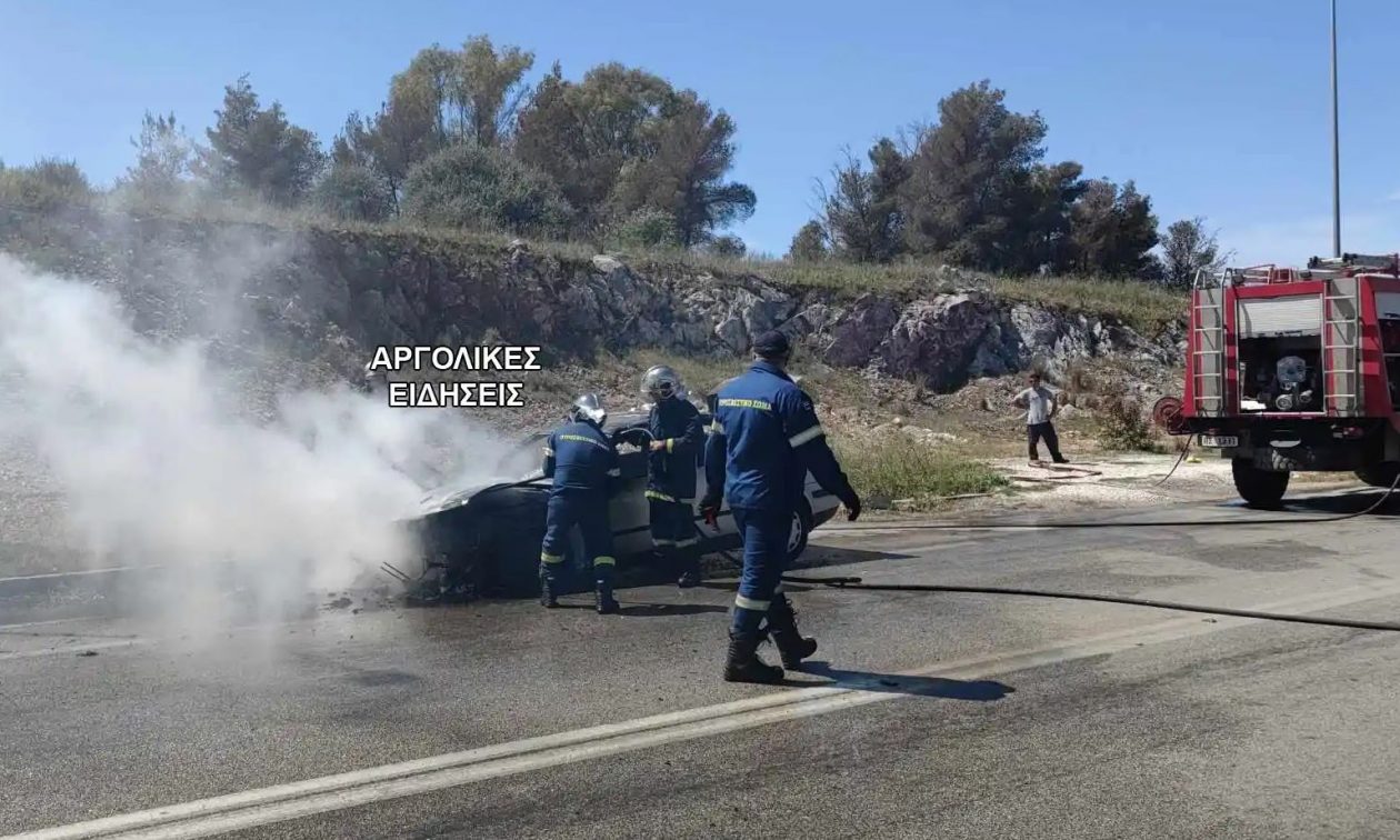 Ερμιόνη:-Τράκαρε,-δεν-πρόλαβε-να-βγει,-πήρε-φωτιά-το-αμάξι-και-κάηκε-ζωντανός