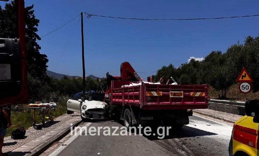 Ζάκυνθος:-Σοβαρό-τροχαίο-με-δύο-τραυματίες