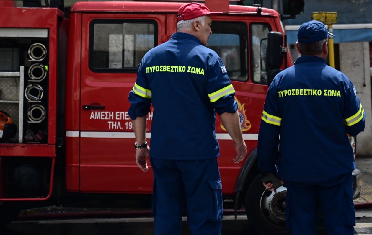 Φωτιά-σε-υπόγειο-πάρκινγκ-στη-λεωφόρο-Πειραιώς