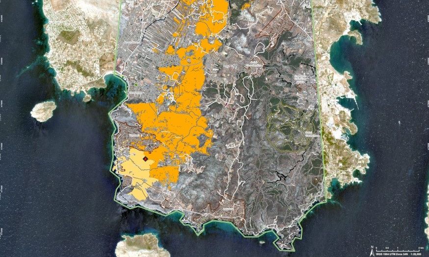 Πυρκαγιά-στη-Λαυρεωτική:-Πάνω-από-15.800-στρέμματα-η-καμένη-έκταση