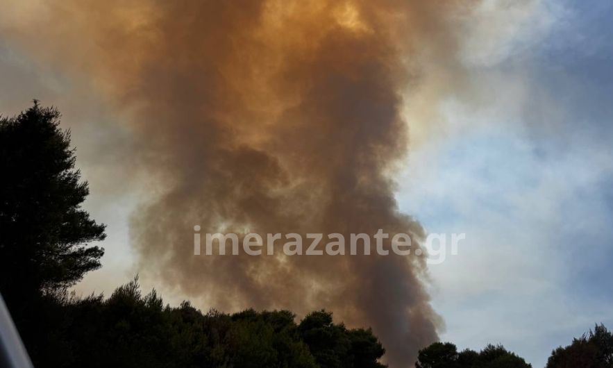 Φωτιά-στη-Ζάκυνθο:-Νέο-μήνυμα-112-για-εκκένωση-από-4-περιοχές