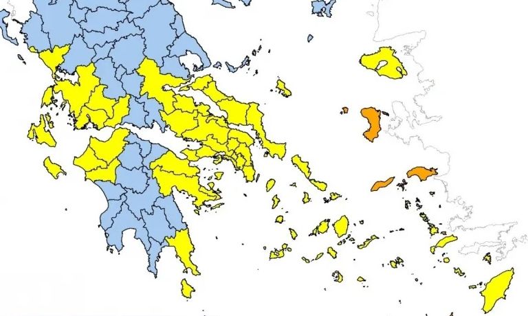 Πολύ-υψηλός-κίνδυνος-πυρκαγιάς-τη-Δευτέρα-σε-Κρήτη,-Κάρπαθο,-Χίο,-Σάμο,-Ικαρία