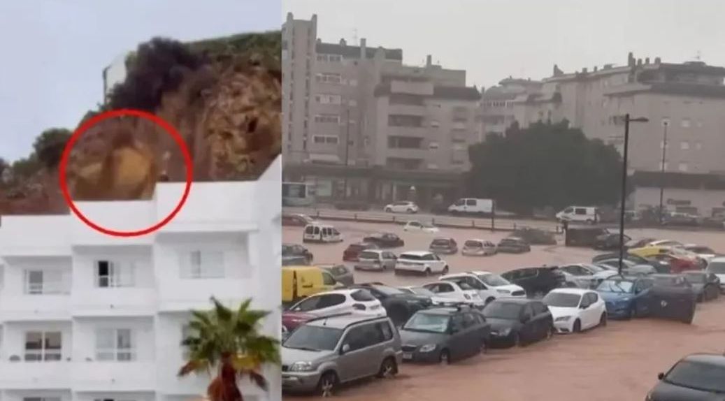 Ακραία-καιρικά-φαινόμενα-στην-Ίμπιζα:-Ξεκόλλησαν-βράχοι-εν-μέσω-βροχής-και-έπεσαν-σε-ξενοδοχείο